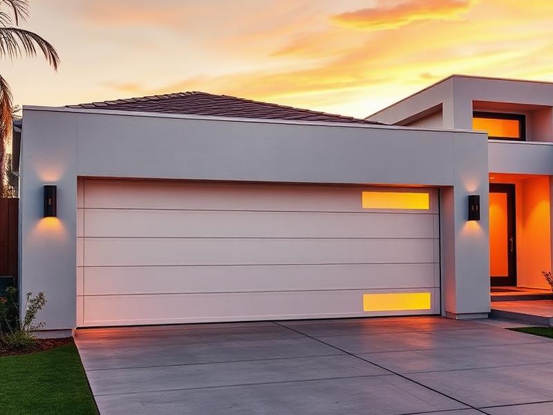 Modern garage door installation by Garage Door Carlsbad