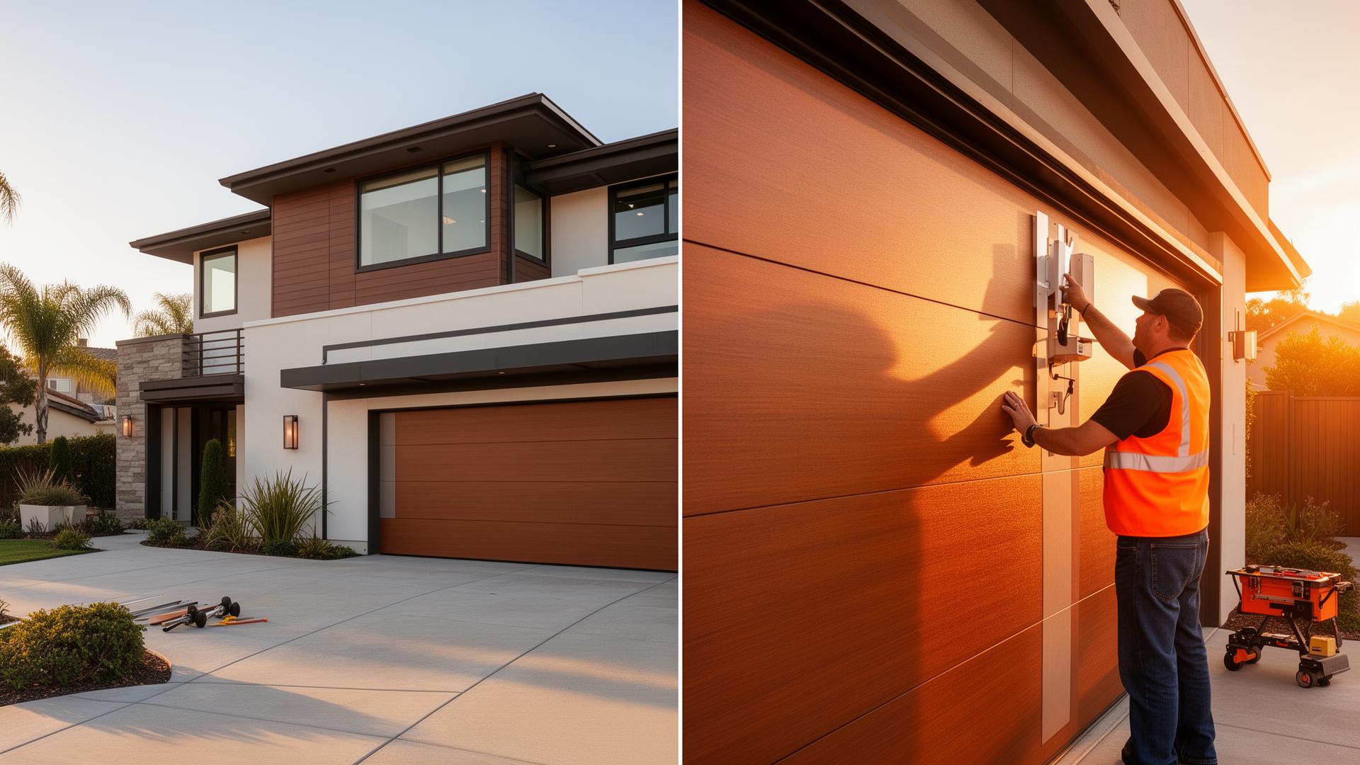 Professional garage door service in Carlsbad